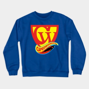 CapedWonder logo 1 Crewneck Sweatshirt